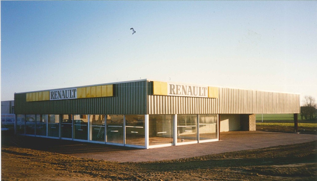 Photo garage Renault en 1989
